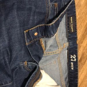 jcrew mid rise toothpick jeans